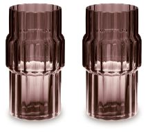 Signature Design by Ashley® A2900024 Dorlow - Mauve - Vase (Set of 2) - 9.25"