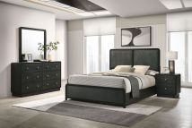 Coaster Fine Furniture 223661Q-S4 Cavelle - 4 Piece Queen Bedroom Set - Black