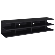 Coaster Fine Furniture 710533 Cartmill - 2-Tier TV Stand Media Console - Black