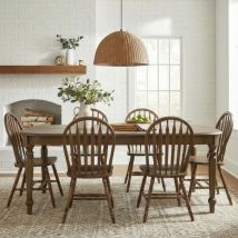 Liberty Furniture 186-CD-7LTS Liberty Furniture 186-CD-7LTS Carolina Crossing - 7 Piece Leg Table Set - Antique Honey