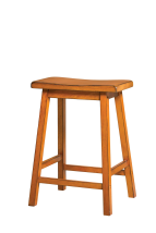 ACME 96655 Gaucho - Stool (Set of 2) - Antique Oak