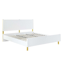 ACME BD01034Q Gaines - Queen Bed - White High Gloss Finish