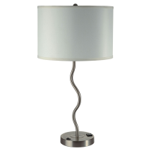 Furniture of America L76224T-WH-2PK Sprig - Table Lamp (Set of 2) - White