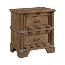 Intercon FG-BR-4902-WCT-C Forge - Nightstand - Weathered Chestnut