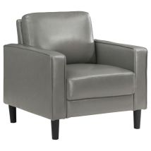 Coaster Fine Furniture 508367 Ruth - Upholstered Track Arm Accent Chair - Gray
