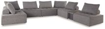 Ashley Furniture P160P6 Ashley Furniture P160P6 Bree Zee - 8-Piece Outdoor Sectional With End Table - Brown
