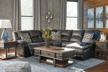 Signature Design by Ashley® 50301/40/77/46/17 Nantahala - Slate - Right Arm Facing Corner Chaise 4 Pc Sectional