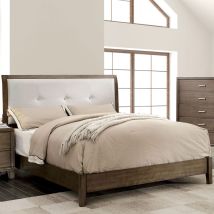 Furniture of America CM7068GY-EK-BED Enrico - Eastern King Bed - Gray