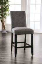 Furniture of America CM3736GY-PC-2PK Brule - Counter Height Side Chair (Set of 2) - Dark Gray