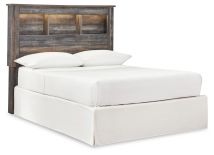 Ashley Furniture B211-85 Drystan - Full Bookcase Headboard - Brown / Beige