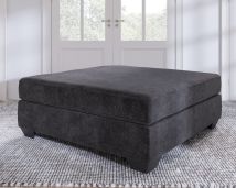 Ashley Furniture 5960308 Lavernett - Charcoal - Oversized Accent Ottoman
