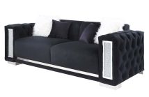 ACME LV01397 Trislar - Sofa - Black Velvet