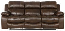 Jackson Furniture Industries 4991-1268/09-3068/09 Positano - Top Grain Italian Leather Reclining Sofa - Cocoa