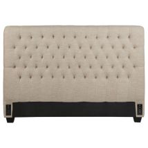 CoasterEssence 300007QB1 Chloe - Upholstered Queen Panel Headboard - Oatmeal