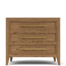 Riverside Furniture 51869 Halbrooke - 3 Drawer Nightstand - Light Brown
