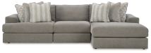 Ashley Furniture 58103S4 Ashley Furniture 58103S4 Avaliyah - 3-Piece Sectional With Raf Corner Chaise - Ash