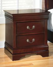 Ashley Furniture B376-92 Alisdair - Reddish Brown - Two Drawer Night Stand