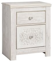 Ashley Furniture B181-92 Paxberry - Whitewash - Two Drawer Night Stand