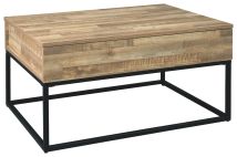 Signature Design by Ashley® T150-9 Gerdanet - Natural - Lift Top Cocktail Table