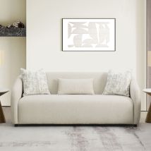 ACME LV03580 Etienne - Sofa With 3 Pillows - Beige Linen