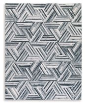 Signature Design by Ashley® R405791 Adalock - Gray / Cream - Large Rug