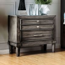 Furniture of America CM7556N Daphne - Nightstand - Gray