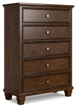 Ashley Furniture B685-46 Danabrin - Five Drawer Chest - Brown