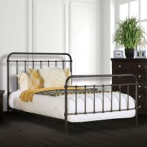 Furniture of America CM7701GM-CK Iria - California King Bed - Dark Bronze