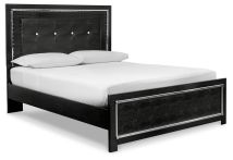 Signature Design by Ashley® B1420B8 Kaydell - Black - Queen Upholstered Panel Bed