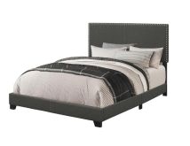 CoasterEveryday 350061F Boyd - Upholstered Full Panel Bed - Charcoal