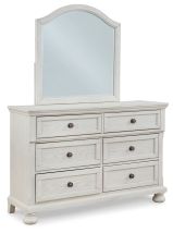 Ashley Furniture B742B10 Robbinsdale - Dresser, Mirror - Youth - Antique White