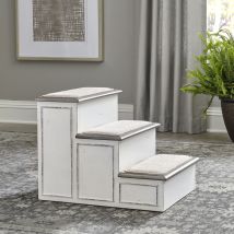 Liberty Furniture 244-BR1000 Magnolia Manor - Pet Steps - White