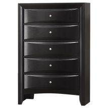 CoasterEssence 200705 Briana - 5-Drawer Bedroom Chest - Black