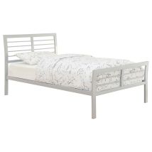CoasterEveryday 300201Q Cooper - Metal Queen Open Frame Bed - Silver
