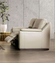 Furniture of America FM90002TP-SF-PM-PK Altamura - Power Sofa - Taupe