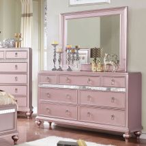 Furniture of America CM7170RG-D Avior - Dresser - Rose Gold