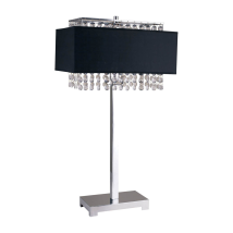 Furniture of America L7733BK Naya - Table Lamp - Black