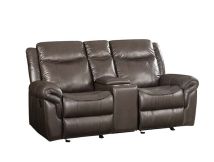 ACME LV00655 Lydia - Loveseat - Brown Leather Aire
