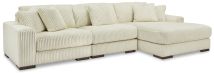 Ashley Furniture 21104S12 Ashley Furniture 21104S12 Lindyn - 3-Piece Sectional With Raf Corner Chaise - Ivory