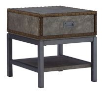 Signature Design by Ashley® T973-3 Derrylin - Brown - Rectangular End Table