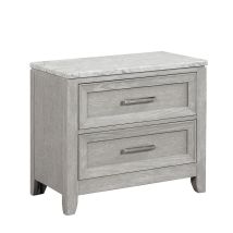 New Classic B2442-040 Fiona - Nightstand - Mist Gray