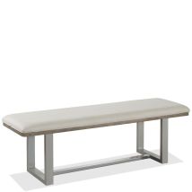 Riverside Furniture 39359 Intrigue - Upholstered Dining Bench - Hazelwood
