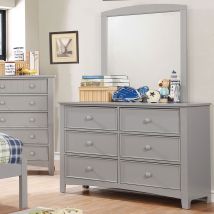 Furniture of America CM7905GY-D Caren - Dresser - Gray