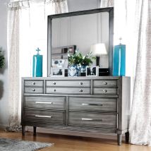 Furniture of America CM7556D Daphne - Dresser - Gray