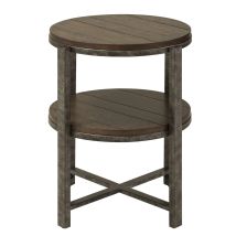 Liberty Furniture 348-OT1020 Breckinridge - Round End Table - Dark Brown