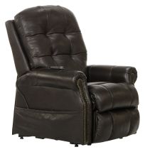 Jackson Furniture Industries 4891-1283/09-3083/09 Madison - Power Lift Lay Flat Recliner With Heat & Massage (Italian Leather) - Chocolate