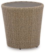 Ashley Furniture P505-706 Danson - Round End Table - Beige