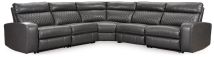 Ashley Furniture 55203S1 Ashley Furniture 55203S1 Samperstone - Zero Wall Recliners 5 Pc Sectional - Gray