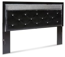 Signature Design by Ashley® B1420-158 Kaydell - Black - King/Cal King Uph Panel Headboard - Glitter Details