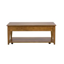Liberty Furniture 110-OT1015 Lake House - Lift Top Cocktail Table - Light Brown